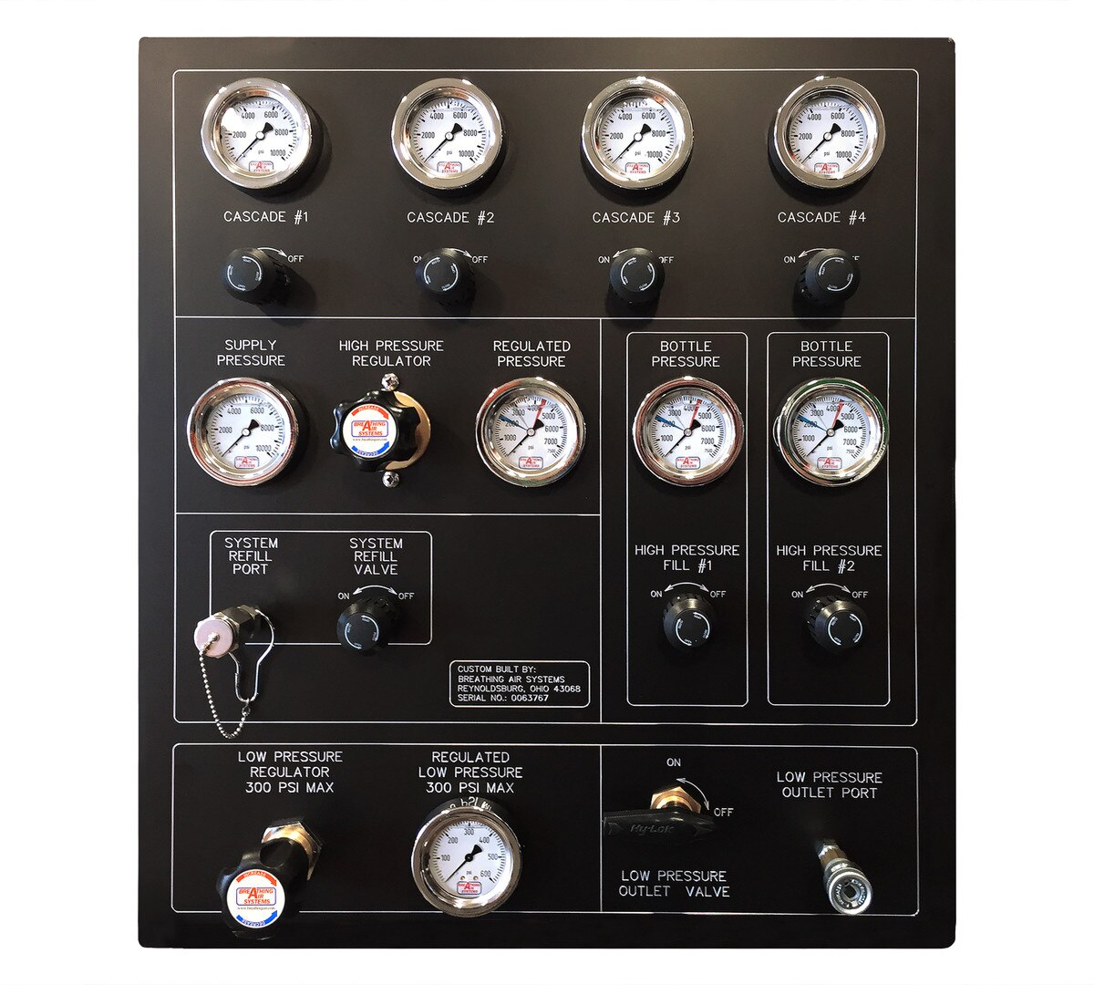 Mobile Air Control Panel 6000PSI